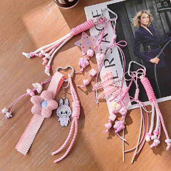 Ins Style Bear Baby Pacifier Clip - Plaid Fabric Anti-Drop Chain, Charms Craft Supply | Canada & USA and Europe Wide FREE shipping