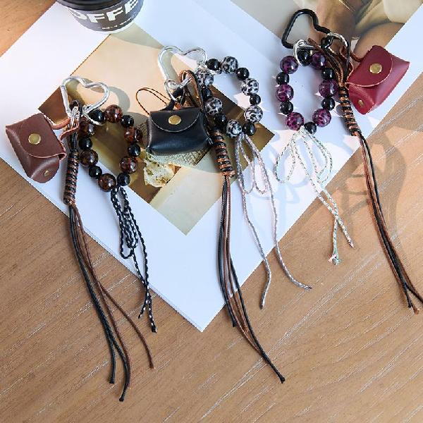 Retro Leather Wallet Keychain & Cute Bag Charm Accessory, Charms Craft Supply | Canada & USA and Europe Wide FREE shipping