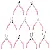 Handmade Diy Pliers Pink Needle Nose Jewelry Multifunctional Round Mini,chaincharmsupply.com