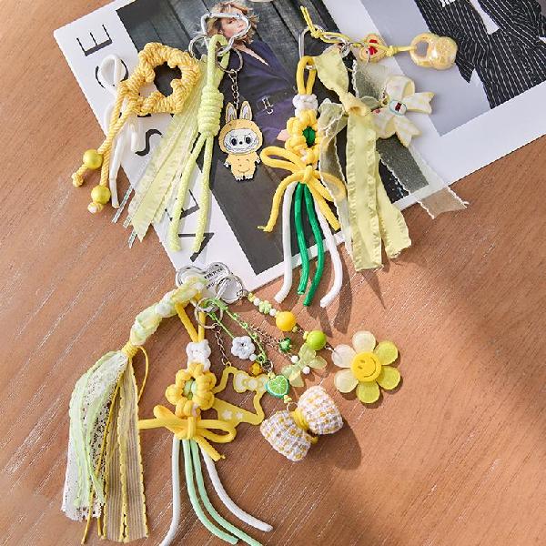 Contrast Color Woven Phone Lanyard - Handheld Anti-Lost Wrist Strap & Bag Charm, Charms Craft Supply | Canada & USA and Europe Wide FREE shipping