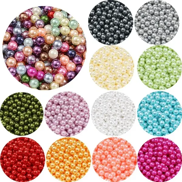 3-10mm Non-porous Abs Color Imitation Pearl Loose Beads Diy Handmade, Charms Craft Supply | Canada & USA and Europe Wide FREE shipping
