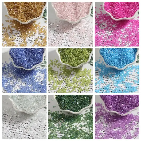 2mm Symphony Tube Beads Hand-stitched Loose Diy Handmade Colored Glass, Charms Craft Supply | Canada & USA and Europe Wide FREE shipping