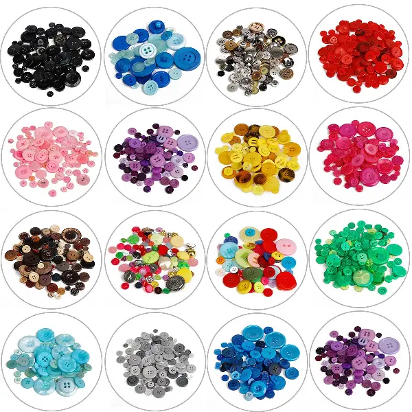 Mixed Buttons, Resin Children's Diy Stickers, Toddlers' Handmade Flowers, Color, Charms Craft Supply | Canada & USA and Europe Wide FREE shipping
