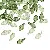 Acrylic Mini Small Leaf Hand Beads Diy Handmade Necklace Bracelet,chaincharmsupply.com