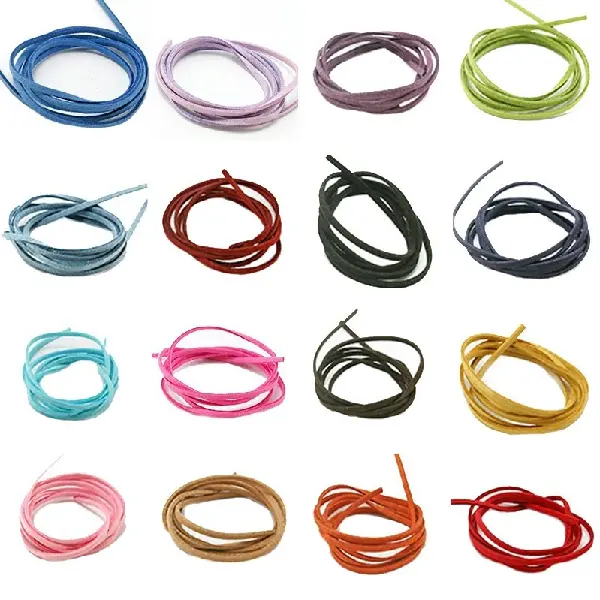 3mm Color Suede Leather Rope Diy Handmade Jewelry Accessories Material, Charms Craft Supply | Canada & USA and Europe Wide FREE shipping