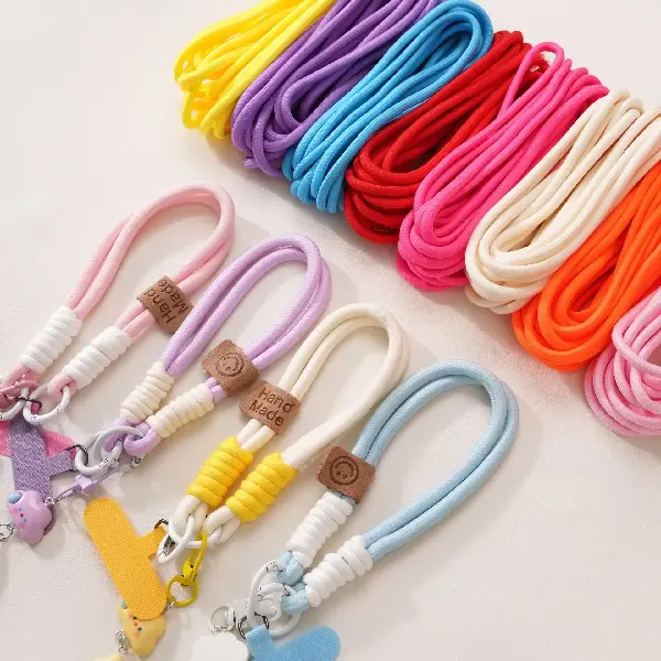 Simple Colorful Polyester Multi-purpose Braided Rope Diy Handmade Jewelry Accessories, Charms Craft Supply | Canada & USA and Europe Wide FREE shipping