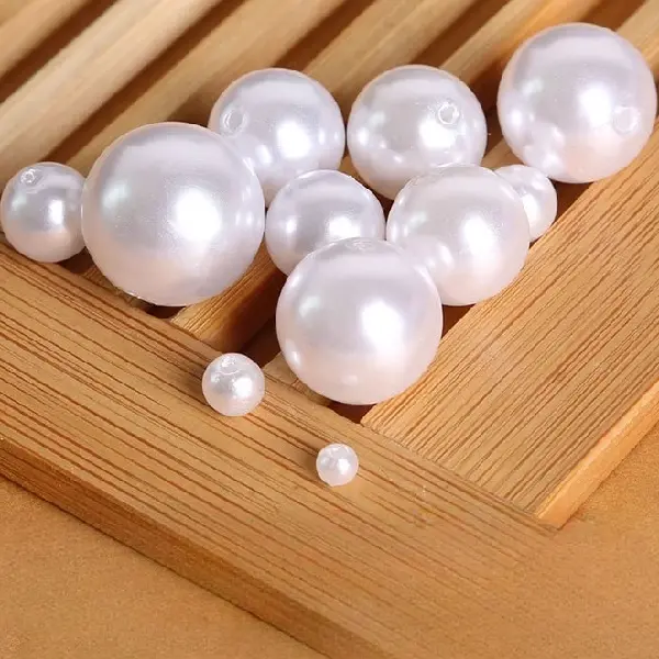 High Gloss Abs Imitation Pearl Loose Beads Perforated Clothing Accessories, Charms Craft Supply | Canada & USA and Europe Wide FREE shipping