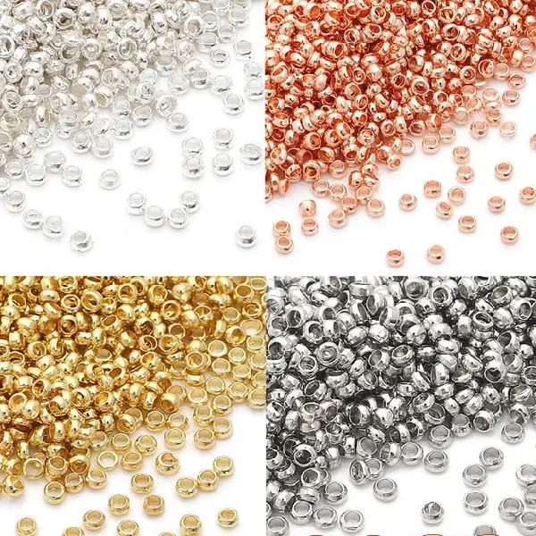 Copper-plated 14k Gold And Silver Necklace Fixed Finishing Positioning Bead, Charms Craft Supply | Canada & USA and Europe Wide FREE shipping