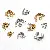 Stainless Steel Covered Buckle Positioning Bead Accessories Set Handmade Diy,chaincharmsupply.com