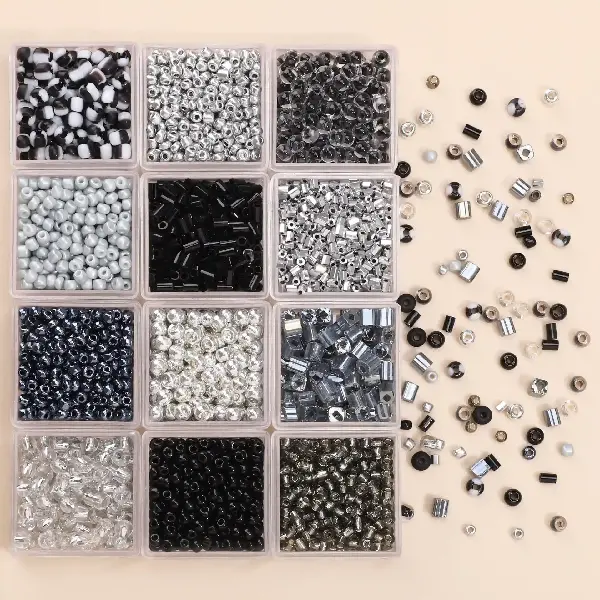 Glass High Quality Dark Black Rice Beads Diy Handmade Beaded, Charms Craft Supply | Canada & USA and Europe Wide FREE shipping