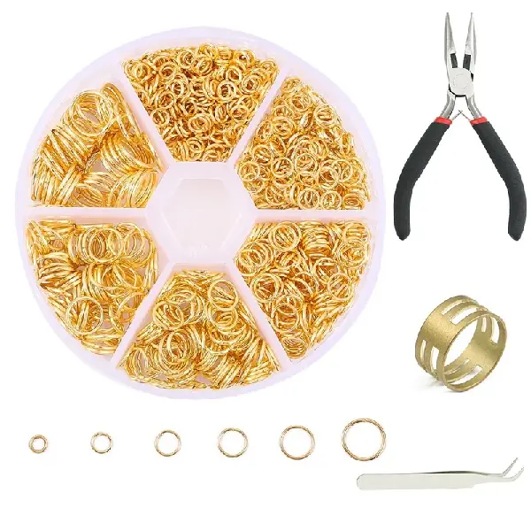 4-10mm Boxed Single-ring Opening Connection Ring Accessories Diy Making Earrings, Charms Craft Supply | Canada & USA and Europe Wide FREE shipping