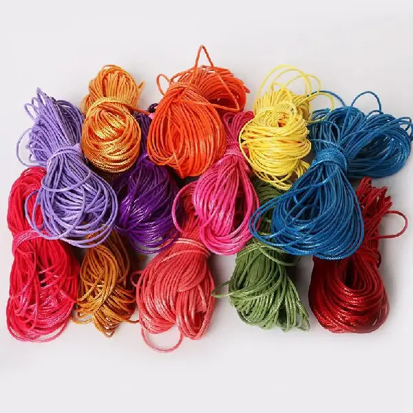 Hot Selling 0.5-2.5 Mm Colorful Korean Wax Wire Rope Necklace, Charms Craft Supply | Canada & USA and Europe Wide FREE shipping