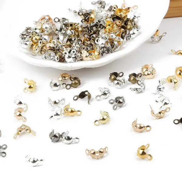 Iron Covered Buckle Diy Jewelry Accessories Multi-color Double-headed Connecting Baotou, Charms Craft Supply | Canada & USA and Europe Wide FREE shipping