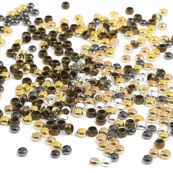 Diy Jewelry Making Materials Accessories Copper Seven-color Positioning Beads Wear, Charms Craft Supply | Canada & USA and Europe Wide FREE shipping
