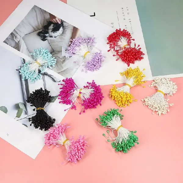Chiffon Flower Stamens Handmade Diy Antique Hairpin Simulation Material Match, Charms Craft Supply | Canada & USA and Europe Wide FREE shipping