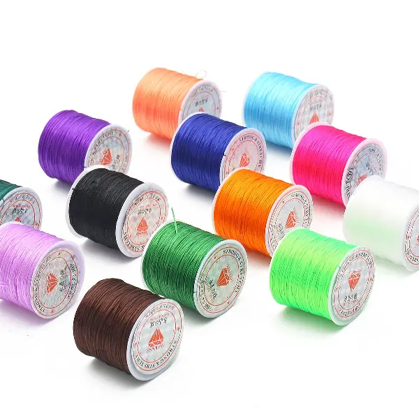 Colorful Elastic Thread Handmade Diy Bracelet Beading Accessories Braided Rope, Charms Craft Supply | Canada & USA and Europe Wide FREE shipping