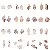 Diy Natural Shell Conch Charm Electroplating Material Handmade Earrings Wind,chaincharmsupply.com