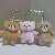 Cute bear pendant teddy bear plush doll bag pendant,chaincharmsupply.com