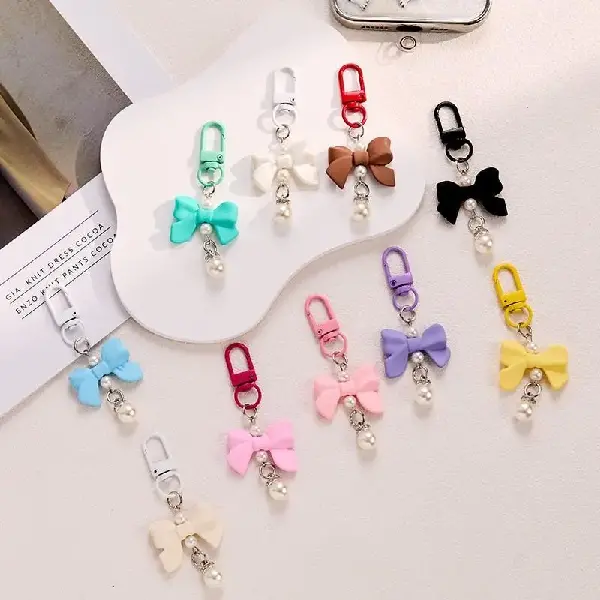 Phone Charm Bag Student Bow Candy Color Cute Cosmetic Jewelry, Charms Craft Supply | Canada & USA and Europe Wide FREE shipping