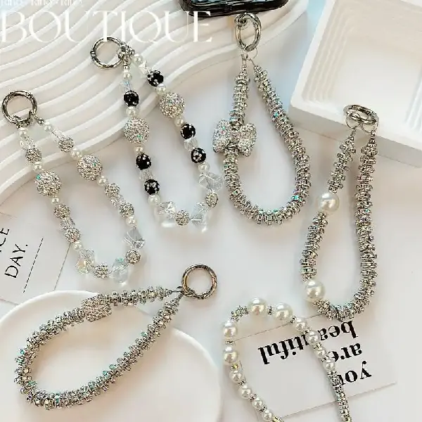 Tassel Flash Rhinestone Phone Charm, Luxury And Exquisite Rhinestone Bead, Charms Craft Supply | Canada & USA and Europe Wide FREE shipping