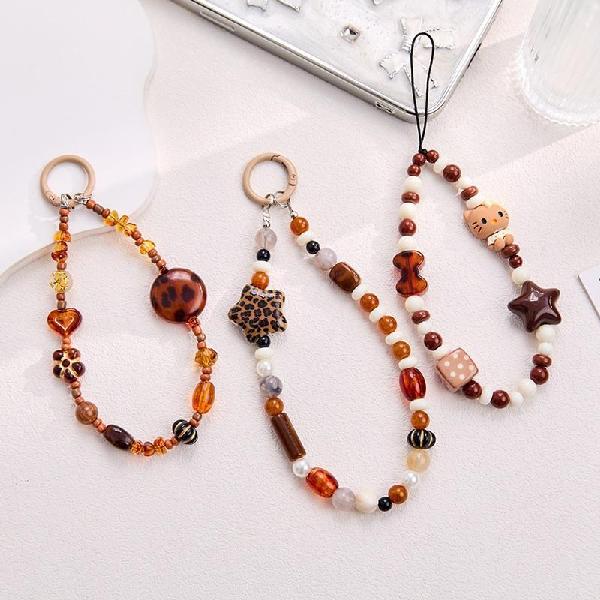 Original Ins Retro Amber Phone Handmade Charm Ccd Camera Lanyard, Charms Craft Supply | Canada & USA and Europe Wide FREE shipping
