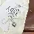 New Korean Chic Sweet Bow Pearl Silver Love Charm Car,chaincharmsupply.com