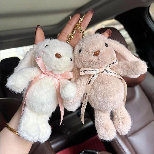 Scented Bunny Plush Toy Keychain Wholesale, Charms Craft Supply | Canada & USA and Europe Wide FREE shipping