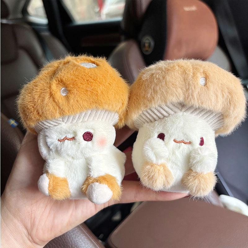 Wholesale Mushroom Plush Doll Pendant Keychain,chaincharmsupply.com