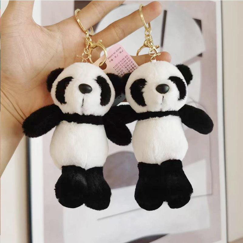 Panda plush keychain,chaincharmsupply.com