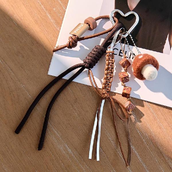 High-end felt mushroom bag charm for women, Charms Craft Supply | Canada & USA and Europe Wide FREE shipping