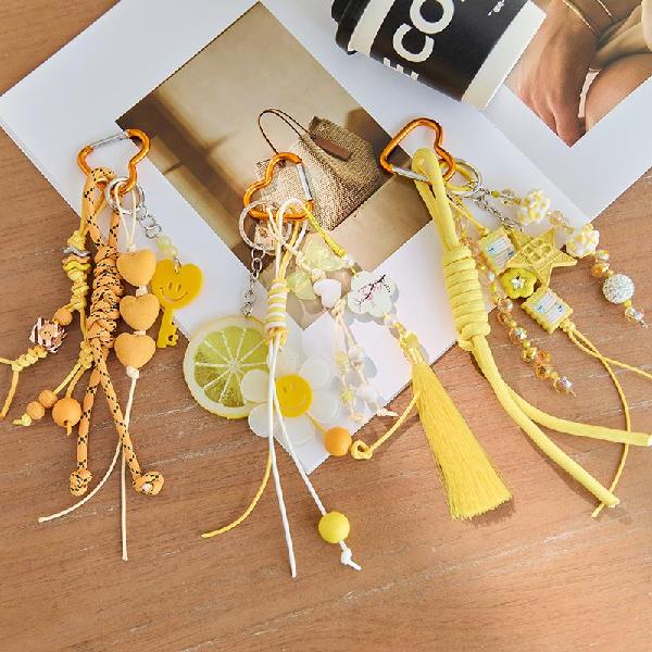 Niche personalized car keychain bag pendant couple braided lanyard bag hanging, Canadian Online Candy and Stuffed Animal Shop, SooSweet Shop DBA Sweet Factory