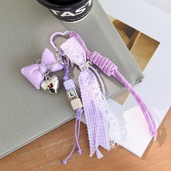 Unique baseball car keychain bag charm, woven rope design and is perfect for couples., Charms Craft Supply | Canada & USA and Europe Wide FREE shipping