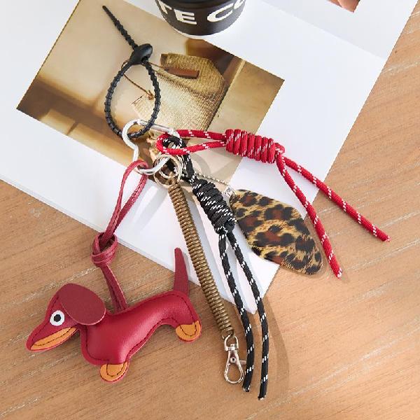 Woven rope bag charm, couple's bag charm, cute keychain, retro hiking accessory, Charms Craft Supply | Canada & USA and Europe Wide FREE shipping