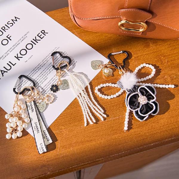 Cute Camellia Keychain Car Keychain Bag Charm, Charms Craft Supply | Canada & USA and Europe Wide FREE shipping