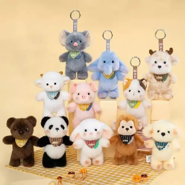 Puff Forest Monkey Bean Bag Plush Toy Zoo Panda Rabbit, Charms Craft Supply | Canada & USA and Europe Wide FREE shipping