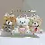 Cute Biscuit Teddy Bear Charm Plush Toy Doll Bag Keychain,chaincharmsupply.com