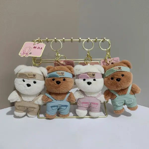 Cute Cookie Bear Charm Plush Doll Frog Girls School Bag, Charms Craft Supply | Canada & USA and Europe Wide FREE shipping