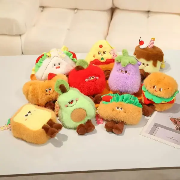 Cute Burgers, Fries, Plush Charms, Sushi Croissants, Creative Food Dolls,, Charms Craft Supply | Canada & USA and Europe Wide FREE shipping
