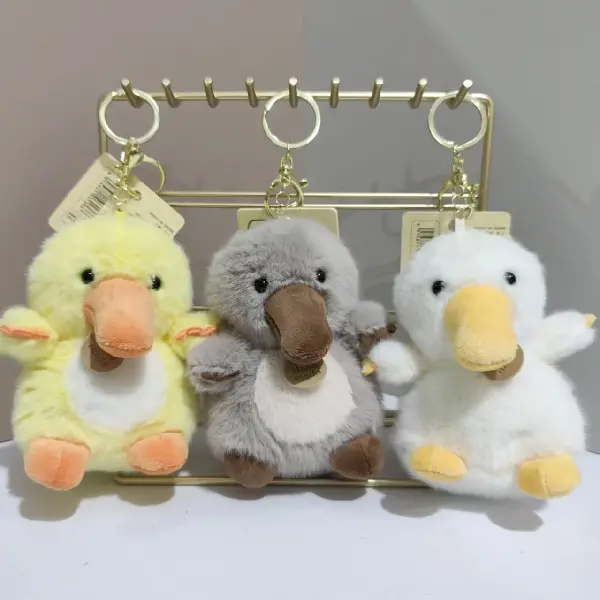 Soft Cute Little Duck Plush Keychain Charm Doll Aromatherapy Office, Charms Craft Supply | Canada & USA and Europe Wide FREE shipping