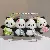 Cute Panda Charm Internet Celebrity Little Bear Doll Keychain Chengdu,chaincharmsupply.com