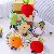 Cute Vegetable And Fruit Plush Toy Charm Keychain Simulation Tomato,chaincharmsupply.com