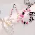 New Barbie phone charm in black and pink dopamine-inducing phone accessory,chaincharmsupply.com
