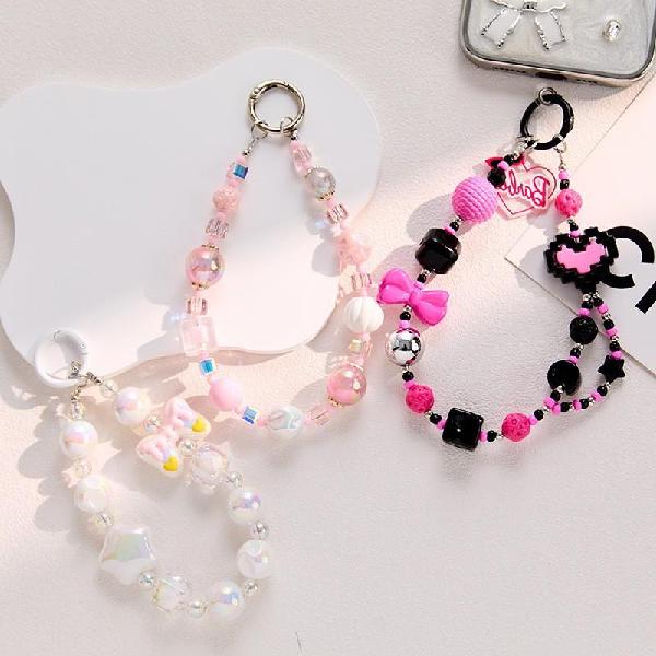 New Barbie phone charm in black and pink dopamine-inducing phone accessory, Charms Craft Supply | Canada & USA and Europe Wide FREE shipping