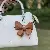 Cross-border Original Butterfly Bag Charm Colorful Leather Rope Cotton Cartoon,chaincharmsupply.com