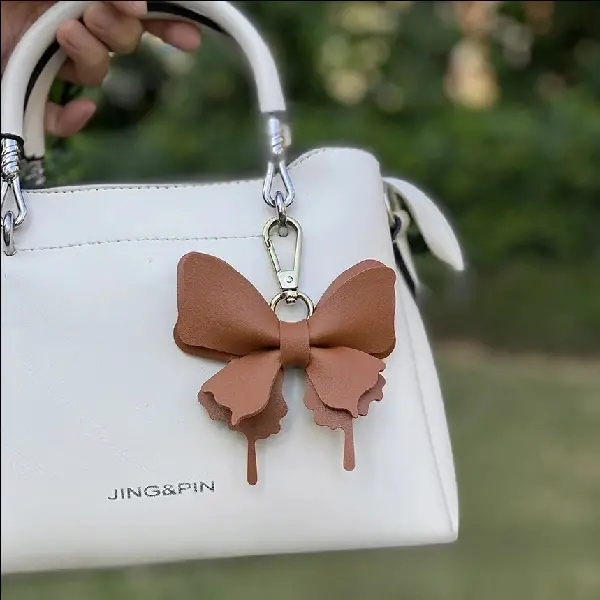 Cross-border Original Butterfly Bag Charm Colorful Leather Rope Cotton Cartoon, Charms Craft Supply | Canada & USA and Europe Wide FREE shipping