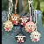 New Series Lamb Bag Charm Smiley Face Love Car,chaincharmsupply.com