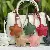 European And American Flower Bag Charms, Cute Little Leather Accessories,,chaincharmsupply.com