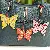 Wholesale Supply Colorful Butterfly Bag Charms with Leather Rope,chaincharmsupply.com