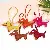 New Dachshund Bag Charm Pu Leather Doll Keychain Accessories Luggage,chaincharmsupply.com