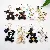 Cross-border Bear Leather Bag Charm Car Keychain Backpack Business Gift,chaincharmsupply.com